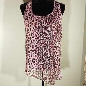 Miley Cyrus Sheer tank top